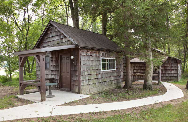 Exterior of a Cottage at Malibu Dude Ranch