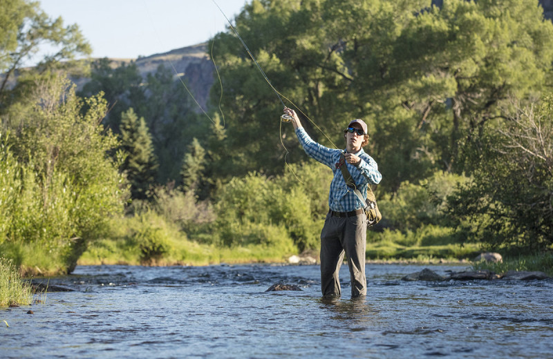 Fishing at 4UR Ranch.