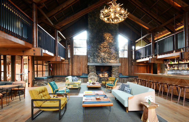 Lobby at Timber Cove Inn.