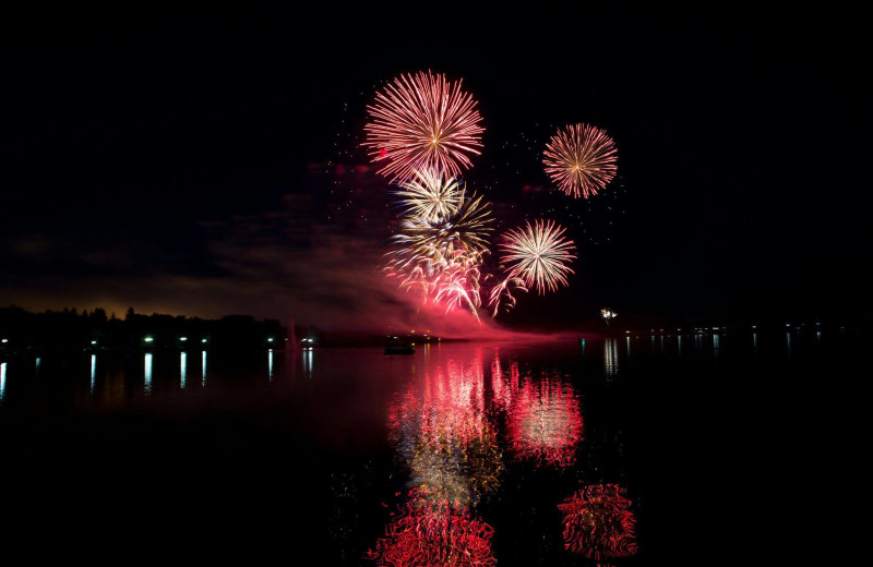 Fireworks at Rawley Resort.