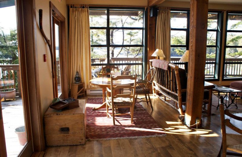 Interior view at Middle Beach Lodge.