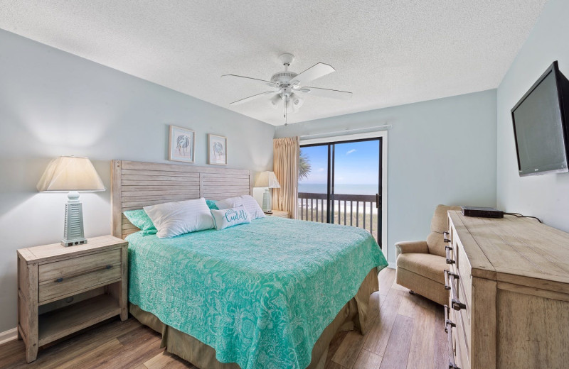 Rental bedroom at Condo World.