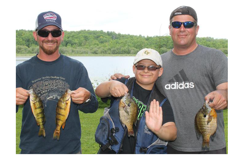 Fishing at Rising Eagle Resort.