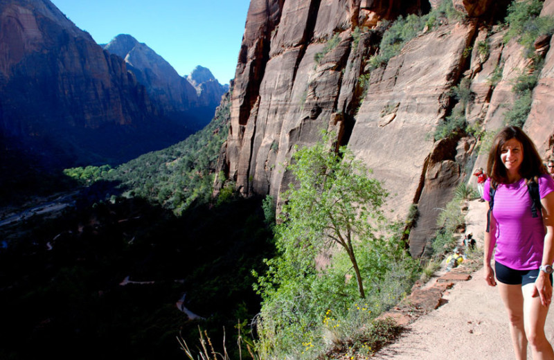 Hiking at Zion Ponderosa Ranch Resort.