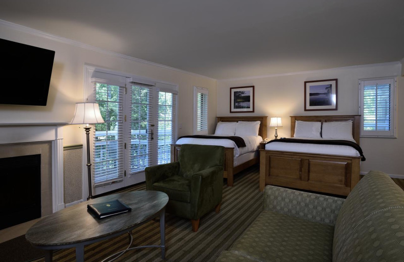 Guest room at The Spa at Norwich Inn.