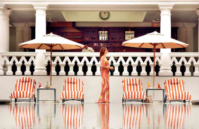 Pool at Raffles Hotel - Singapore.