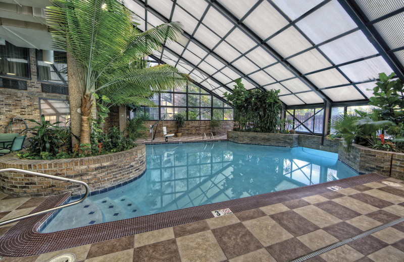 Indoor pool at Doubletree Hotel Memphis.