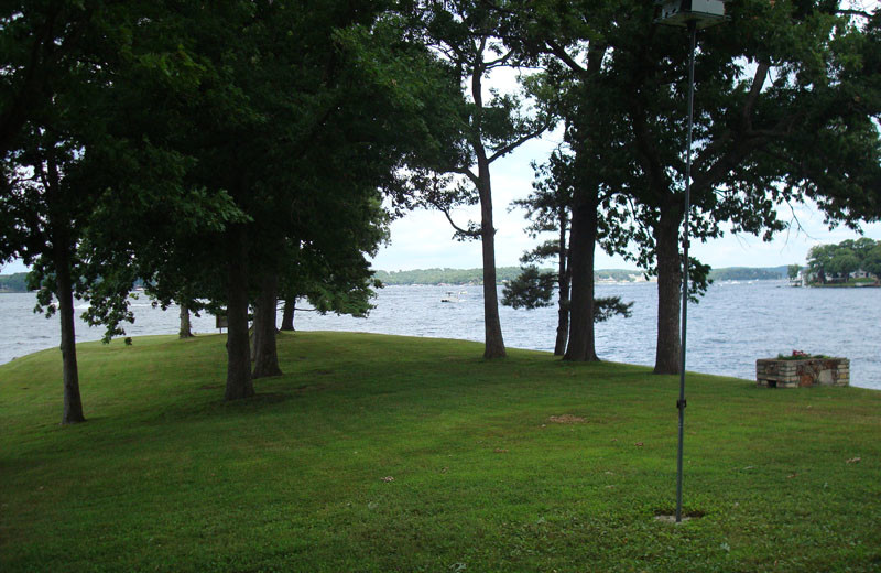 Lake view at Mallard Point Resort.