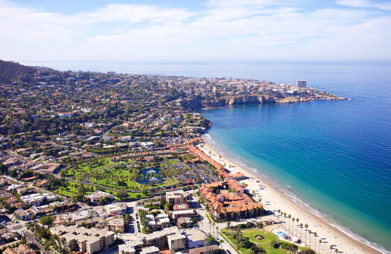 Aerial view of La Jolla Beach 