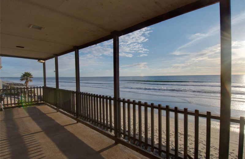 Rental deck at Vacation Rentals by McLain Properties.