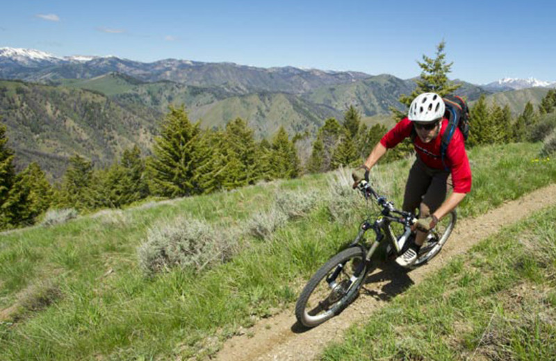 Biking at Sun Valley Resort.