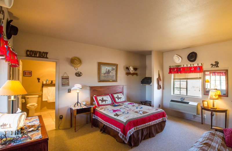 Guest room at Stagecoach Trails Guest Ranch.