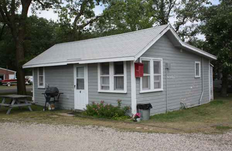Cabin exterior at The Lodge on Otter Tail Lake.