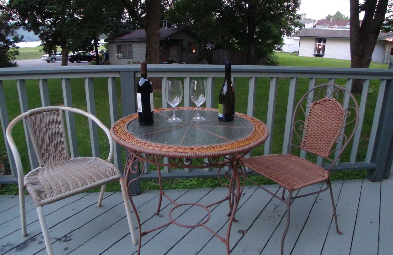 Patio at Historic Afton House Inn.