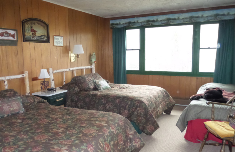 Guest room at The Inn at Whiteface.