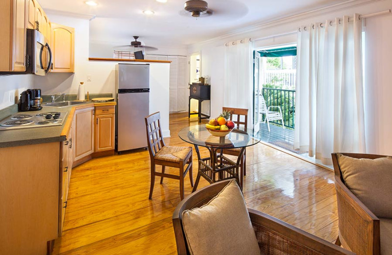 Guest kitchen at The Cabana Inn.