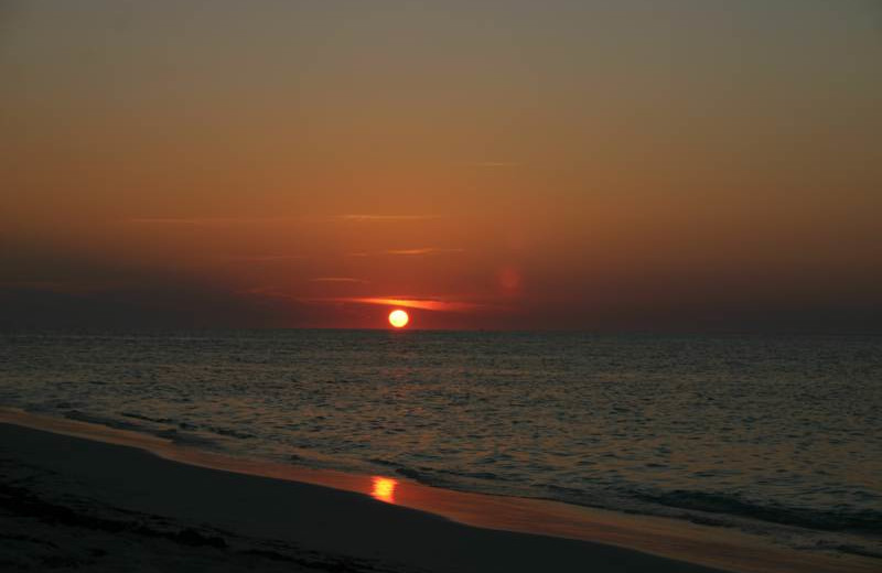 Beautiful sunset at Orange Hill Beach Inn.