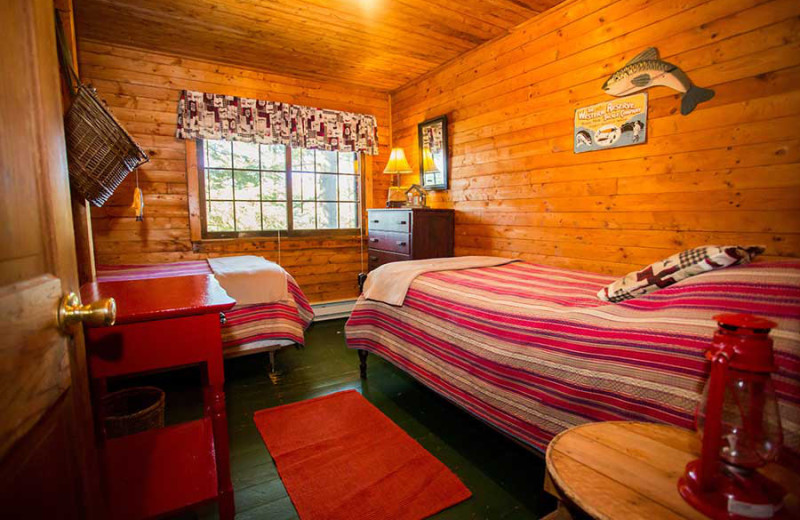 Bedroom at White Lake Lodges.