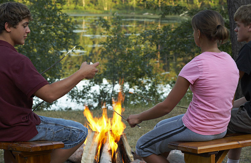 Bonfire at Heartwood Conference Center & Retreat.