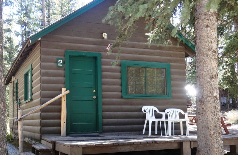 Cabin exterior at North Shore Lodge & Resort.
