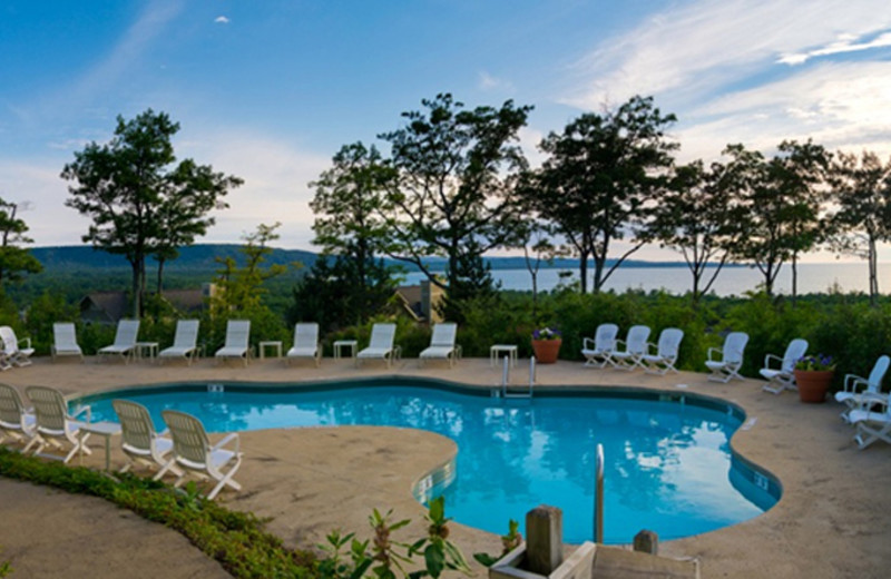 Outdoor pool at The Homestead.
