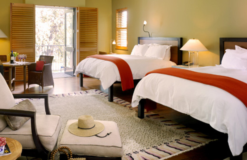 Double guest room at Hotel Healdsburg.