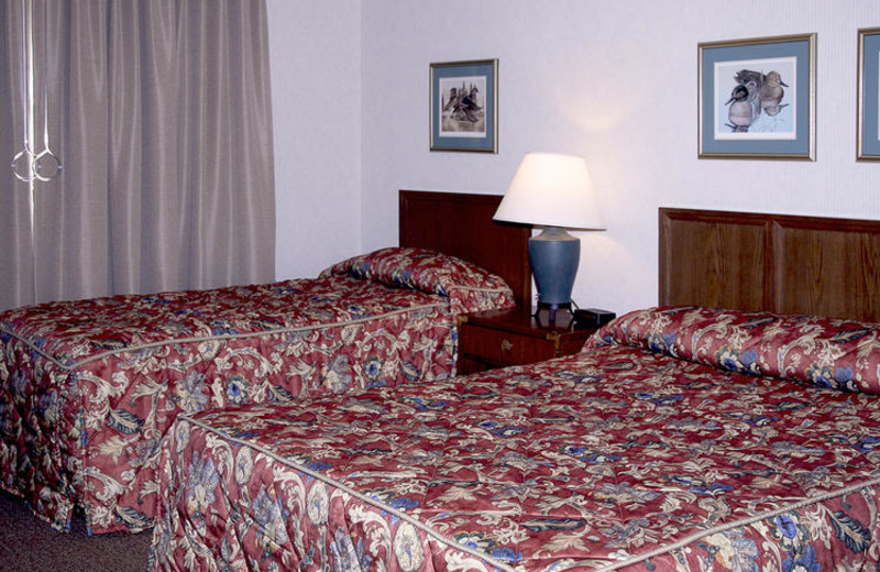 Double guest room at Sophie Station Suites.