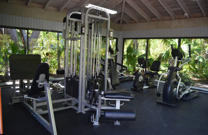 Gym at 1800 Atlantic, All Florida Keys Property Management.