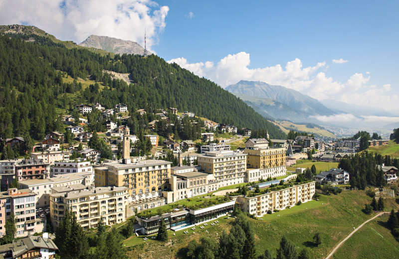 Exterior view of Kulm Hotel.