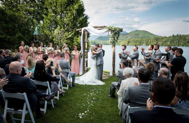 Wedding at Golden Arrow Lakeside Resort.