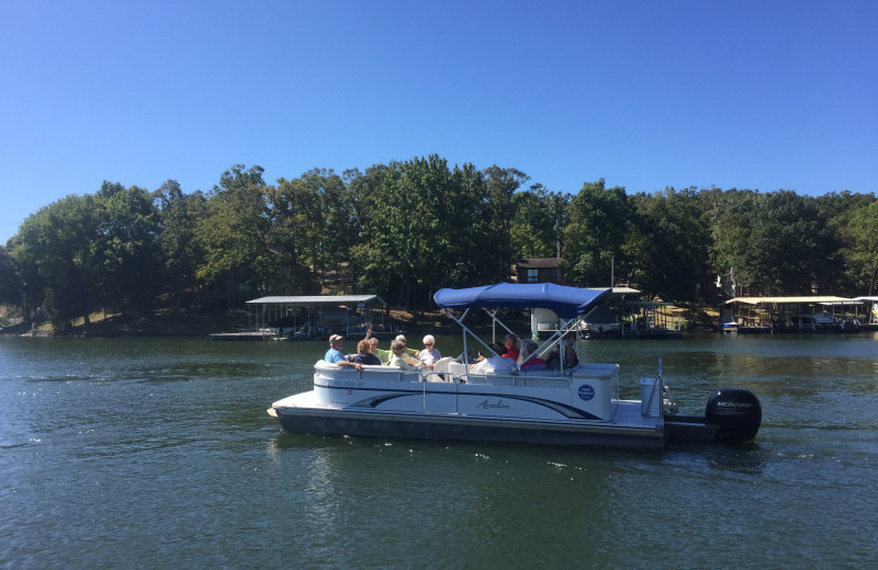 Boating at Point Randall Resort.