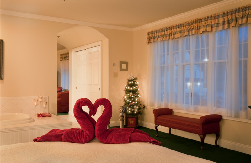 Guest room at Snowflake Inn.