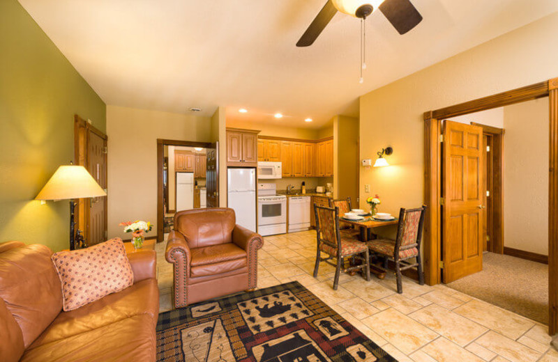 Guest room at Westgate Smoky Mountain Resort & Spa.