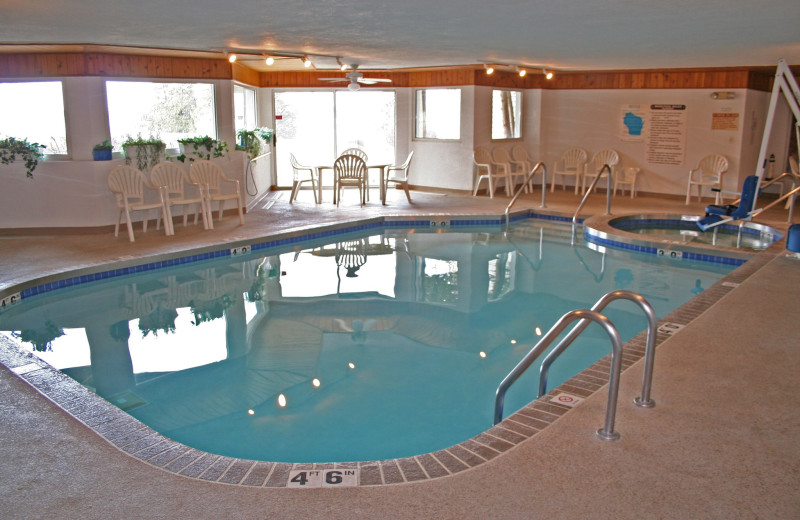 Indoor pool at Bay Shore Inn.