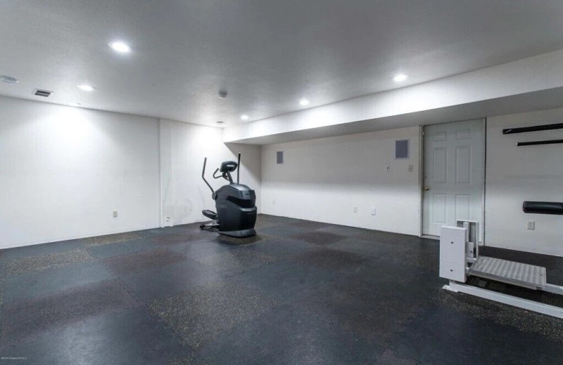 Fitness room at Chalet on The Way.