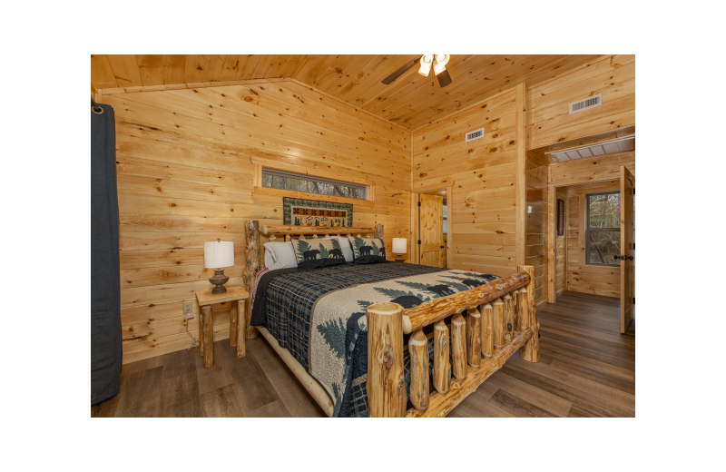 Bedroom at American Patriot Getaways - Poolin' Around.