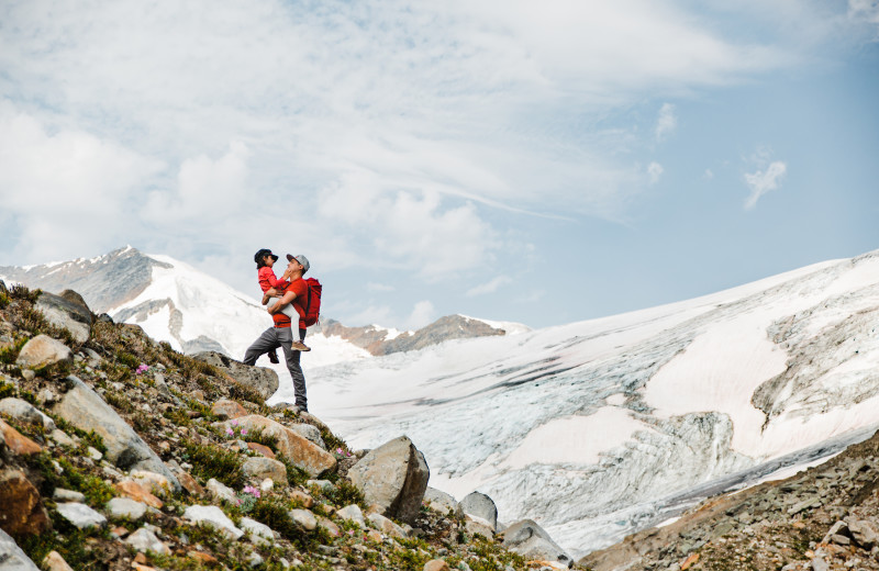 Hiking at CMH Cariboos Lodge.