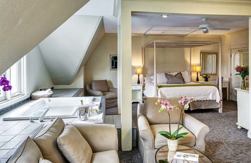 Guest room at Carter House Inns