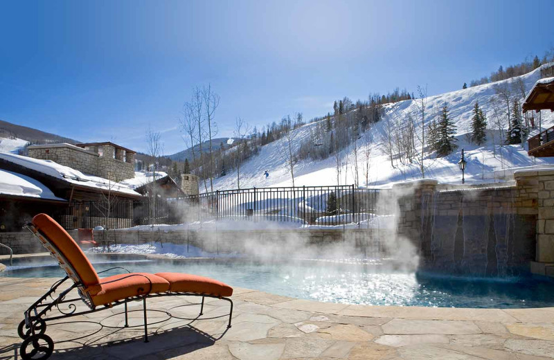 Outdoor pool at Lodge Tower.