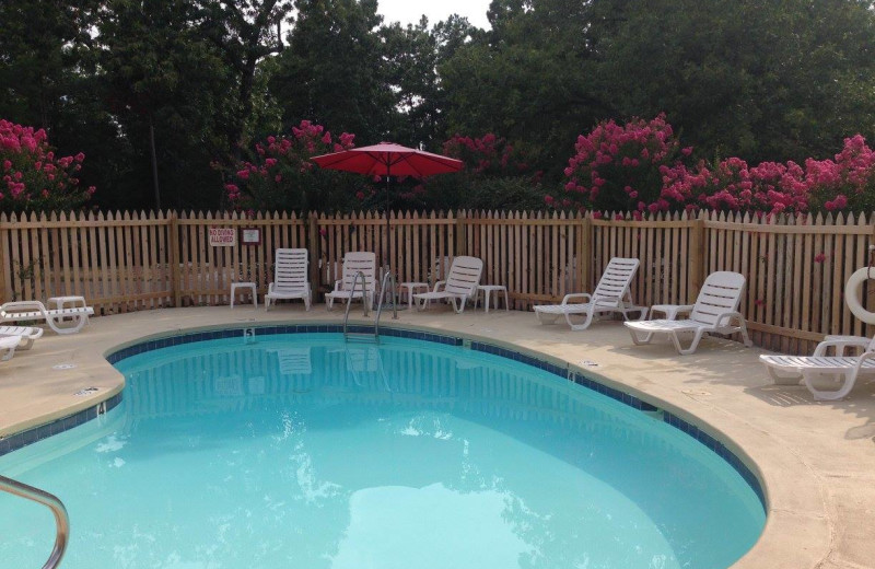 Outdoor pool at Rocky Branch Resort.