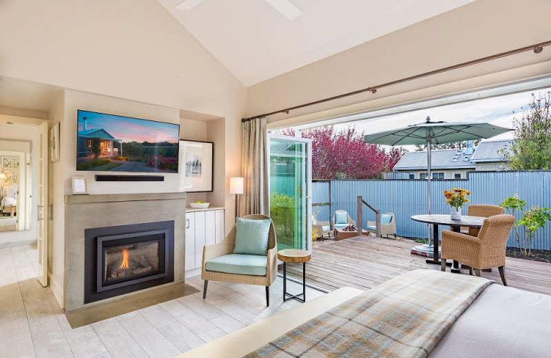 Guest room at The Carneros Inn.