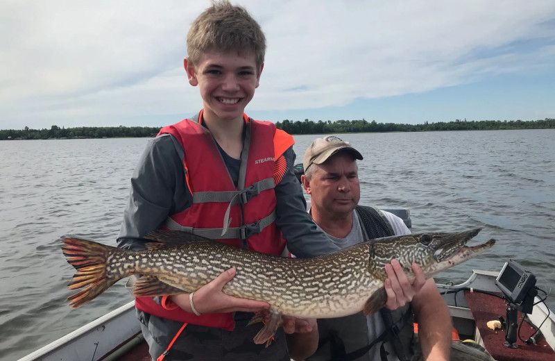 Fishing at Sandy Point Lodge.