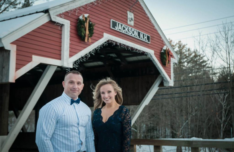 Couple at Snowflake Inn.