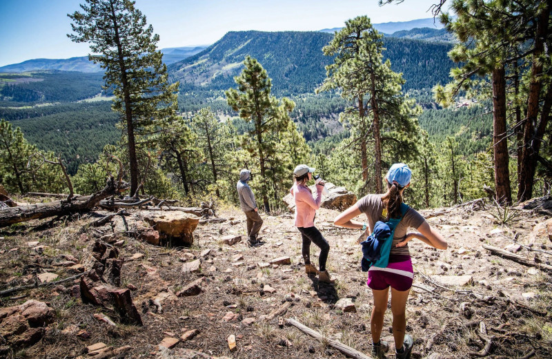 Hiking at Colorado Trails Ranch.