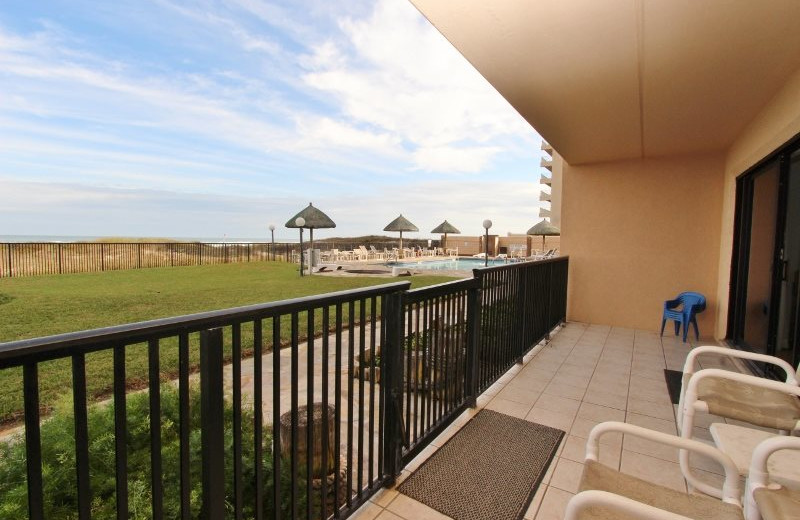 Rental balcony at Seabreeze I.