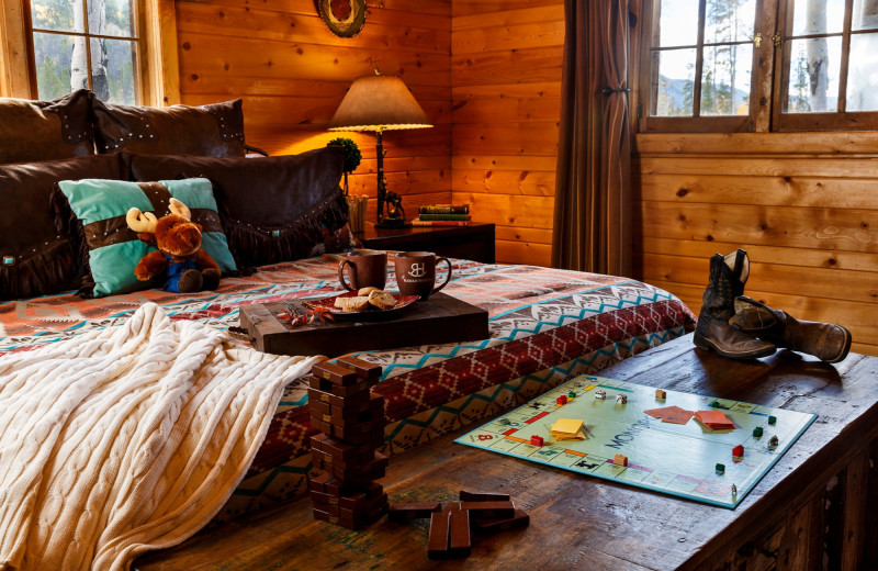 Guest room at Rawah Guest Ranch.