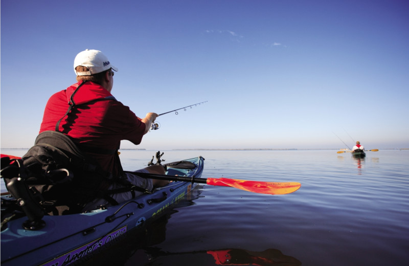 Kayaking at South Seas Island Resort.