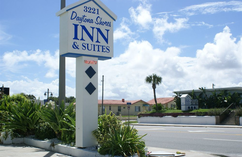 Exterior view of Daytona Shores Inn and Suites.