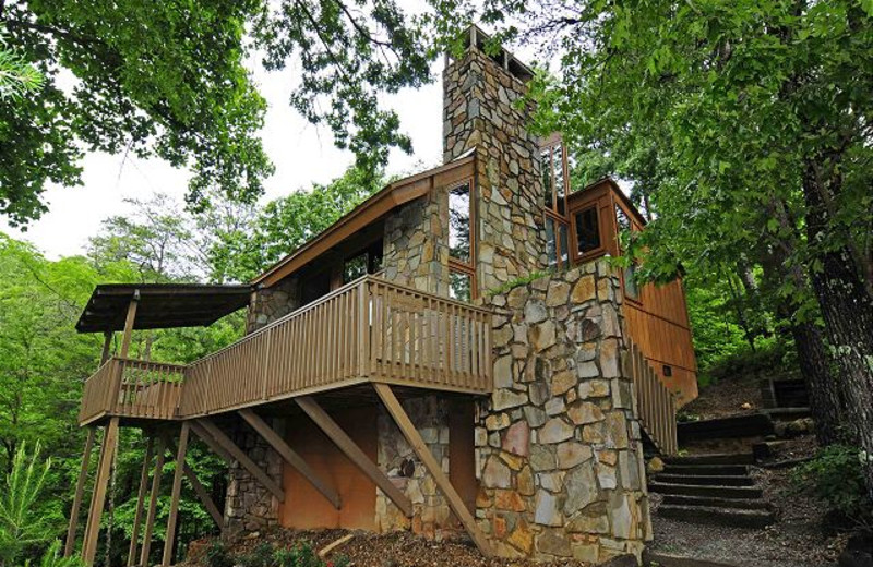 Honeymoon chalet at Chalet Village.