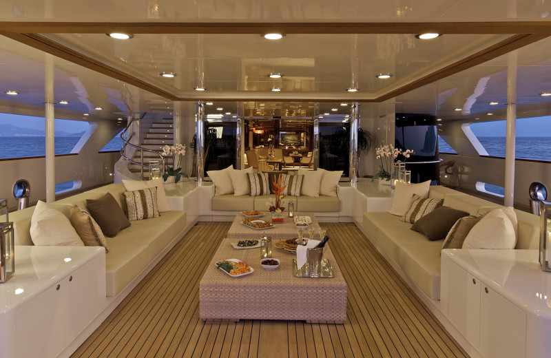 Rental yacht at Lauren Berger Collection.